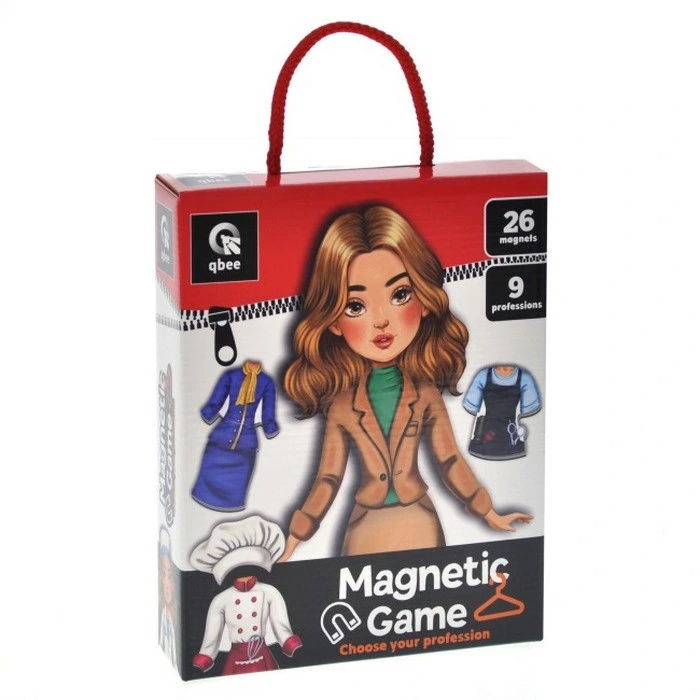 Дитяча магнітна гра "Обери свою професію" QB600-005, 26 магнітів 9 професій — Qbee