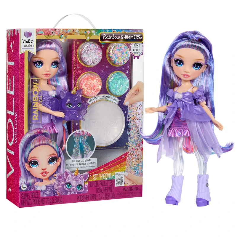 Ігровий набір з лялькою RAINBOW HIGH серії "Rainbow Shimmers" - ВІОЛЕТТА (зі слаймом)