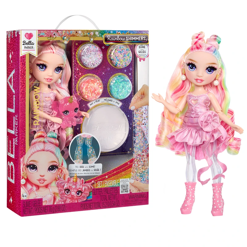 Ігровий набір з лялькою RAINBOW HIGH серії "Rainbow Shimmers" - БЕЛЛА (зі слаймом)