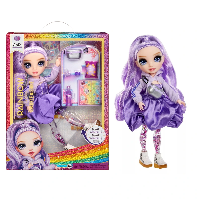Лялька RAINBOW HIGH серії "Sparkle & Shine" - ВІОЛА (з аксесуарами)