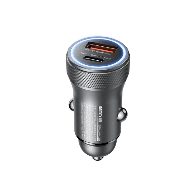 Автомобільний зарядний пристрій REMAX Seaya Series 30W PD+QC 1A+1C Fast Charging Car Charger RCC335 Tarnish — Remax