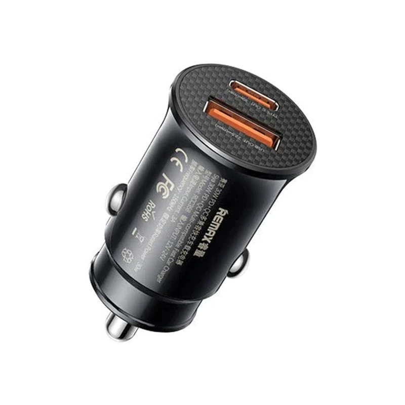 Автомобільний зарядний пристрій REMAX Siya Series 30W PD+QC 1C+1A Multi-compatible Fast Car Charger  RCC358 Black