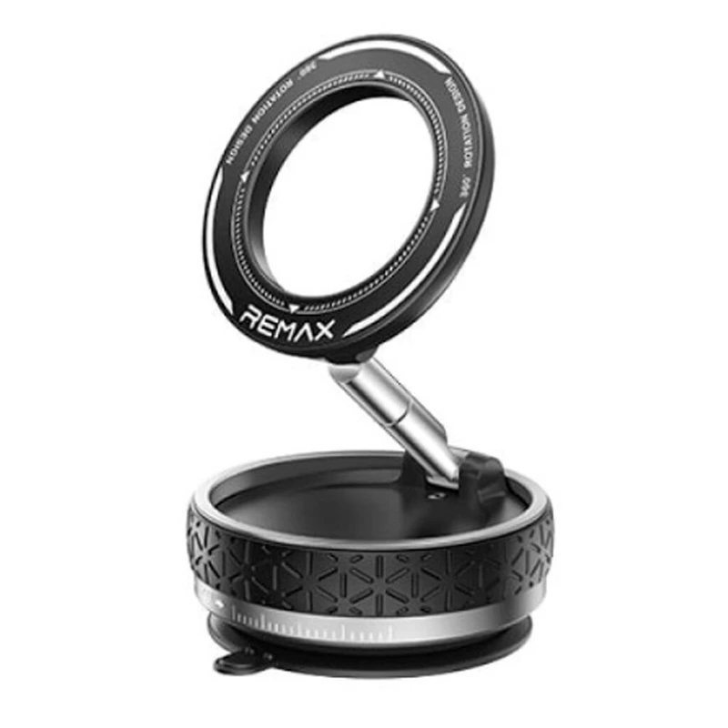 Автотримач для телефона REMAX Multi functional vacuum suction cup rotatable magnetic holder RM-C51 Black — Remax