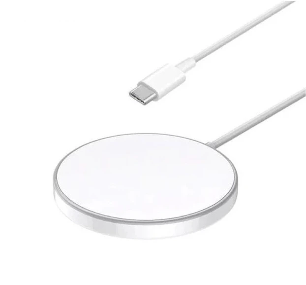 Бездротовий зарядний пристрій REMAX Jinga Series 15W Magnetic Wireless Fast Charger  RP-W58 White