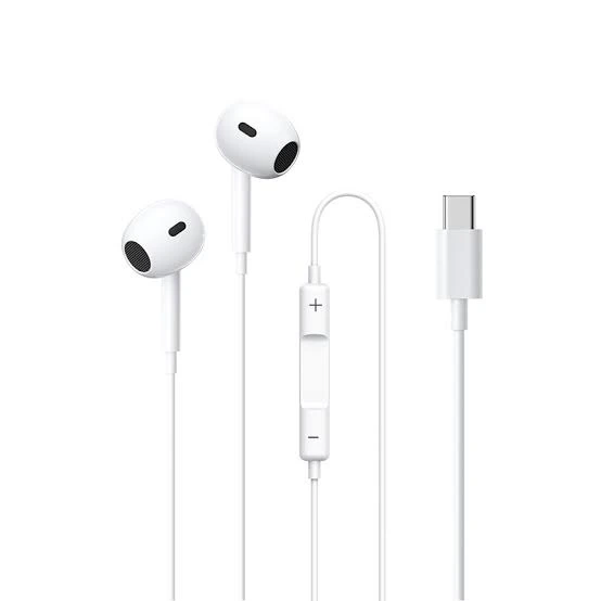 Дротові навушники  "REMAX Wired Earphones for Music and Call  RM-570/a/i" typec-White — Remax