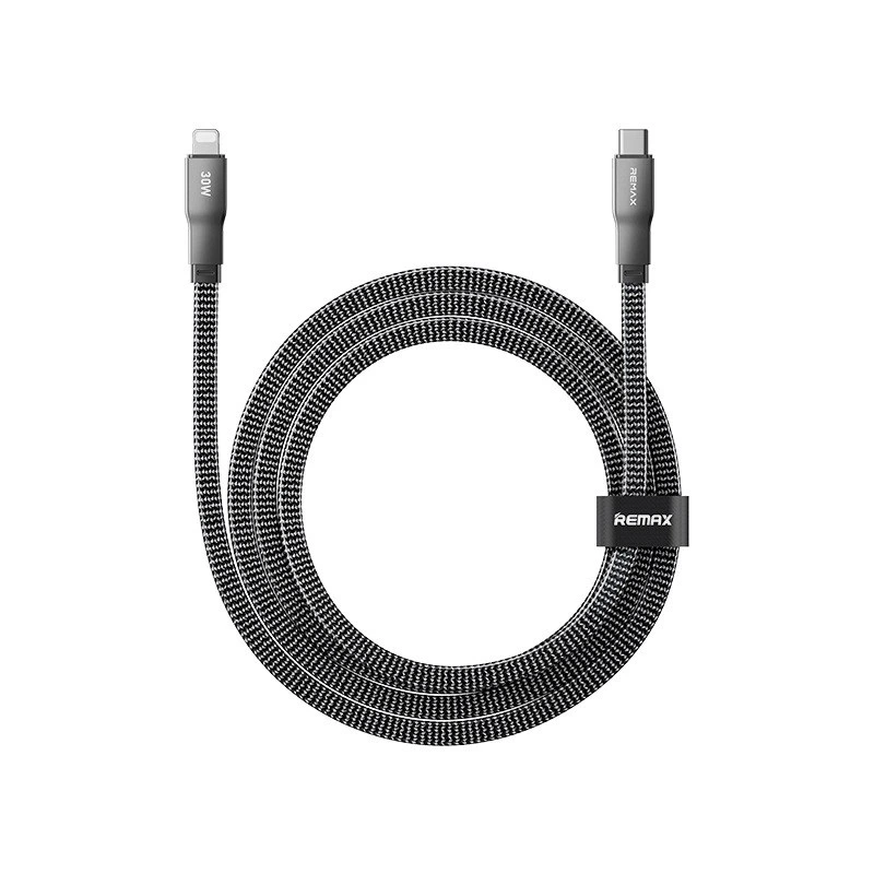 Кабель REMAX Pisces Series  Zinc Alloy Braided Data Cable CB37 1.2M (C-L)-30W — Remax