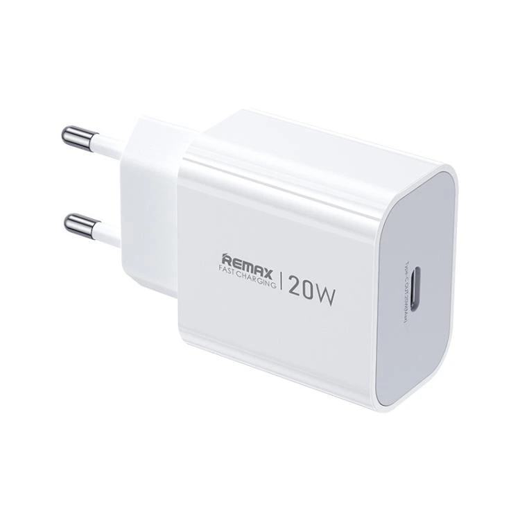 Мережевий зарядний пристрій REMAX Huiying GaN Fast Charging Charger  CA08(C20W) EU-white