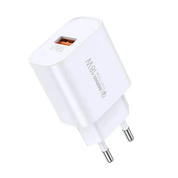 Мережевий зарядний пристрій REMAX Kiddy Series 18W 1U Fast Charge RP-U119 EU-White