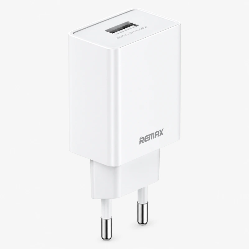 Мережевий зарядний пристрій REMAX Kiddy Series 2.4A Travel Charger RP-U95 EU-White