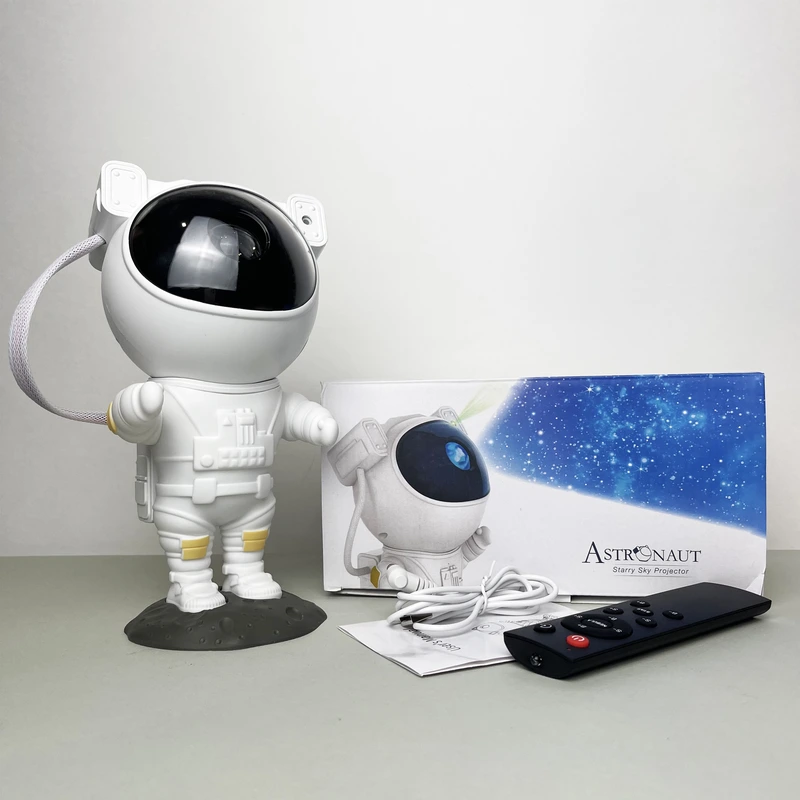 Світильник-проектор Астронавт Starry Sky RGB + пульт — RGB Led