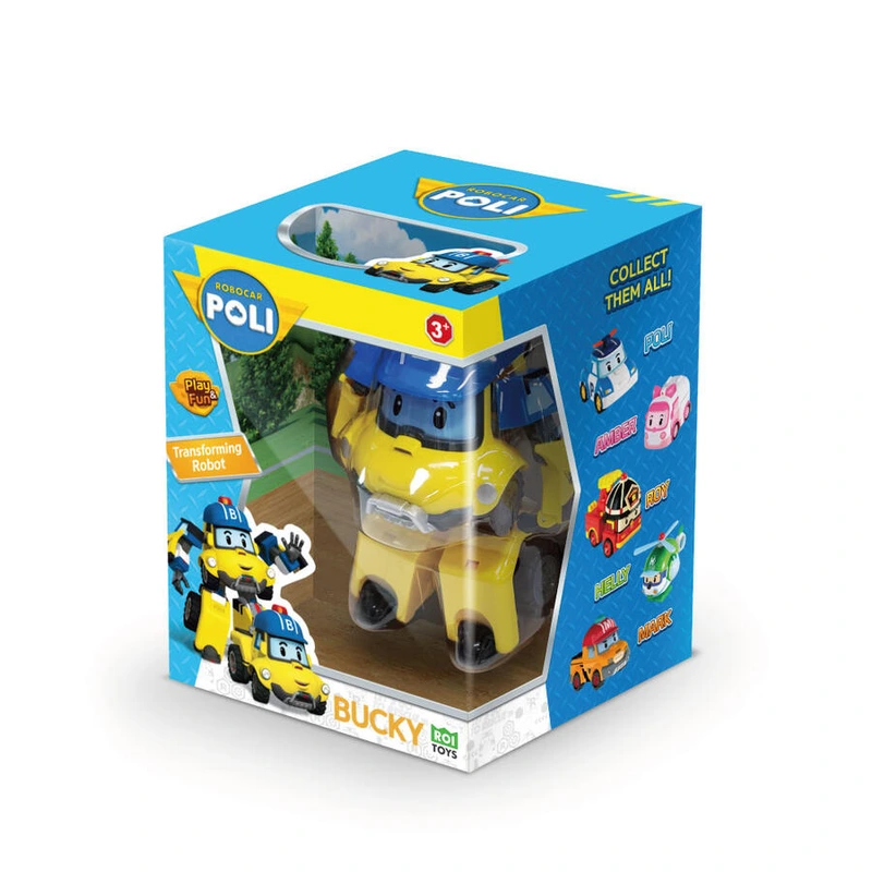 КОЛЕКЦІЙНА МАШИНКА-ТРАНСФОРМЕР РОБОКАР БАККІ (10 СМ) — Robocar POLI