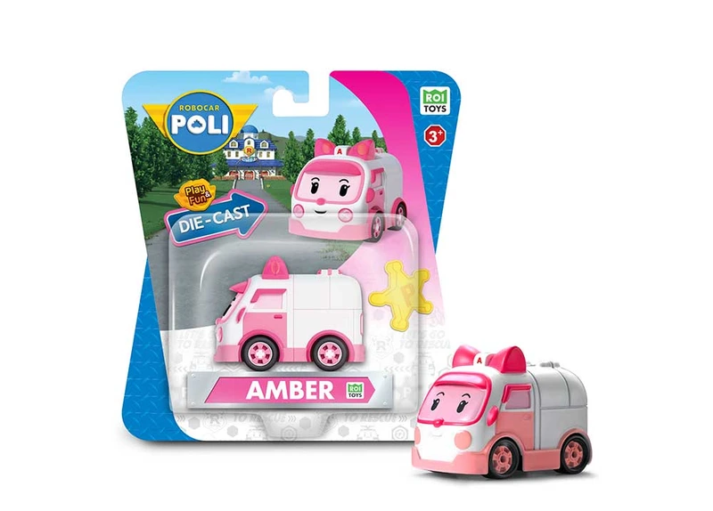 МЕТАЛЕВА КОЛЕКЦІЙНА МАШИНКА РОБОКАР ЕМБЕР DIE CAST