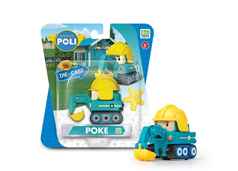 МЕТАЛЕВА КОЛЕКЦІЙНА МАШИНКА РОБОКАР ПОУК DIE CAST — Robocar POLI