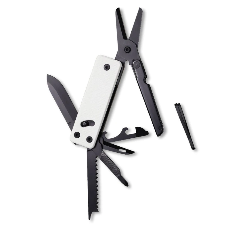 Міні мультитул Roxon KS2E Noir, чорне лезо, білий