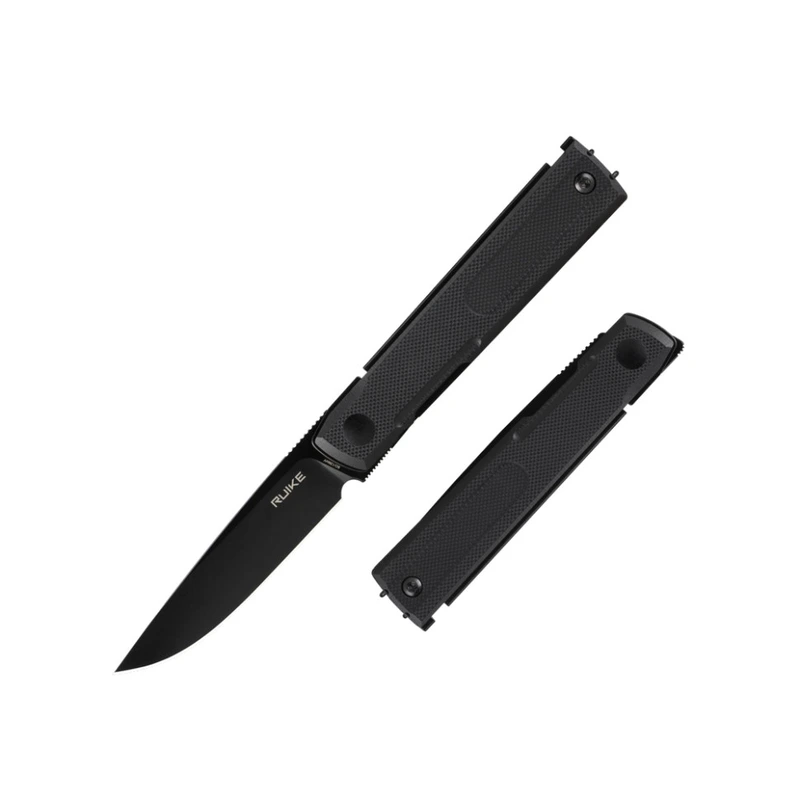 Ніж складаний кишеньковий Ruike D712-B, (7.7 см) 8Cr13MoV / G10 чорний — Ruike