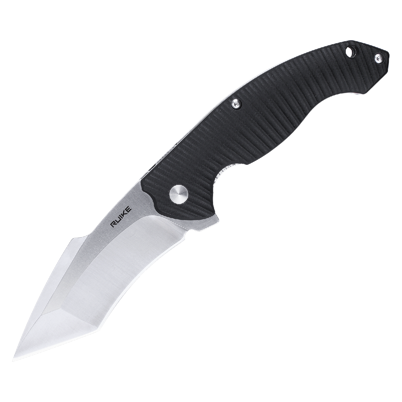 Ніж складаний туристичний Ruike P851-B, (8.9 см) 14C28N / G10 чорний — Ruike