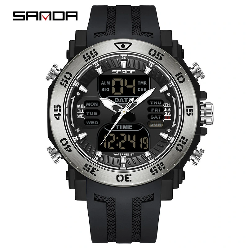 Sanda 6029 Black-Silver