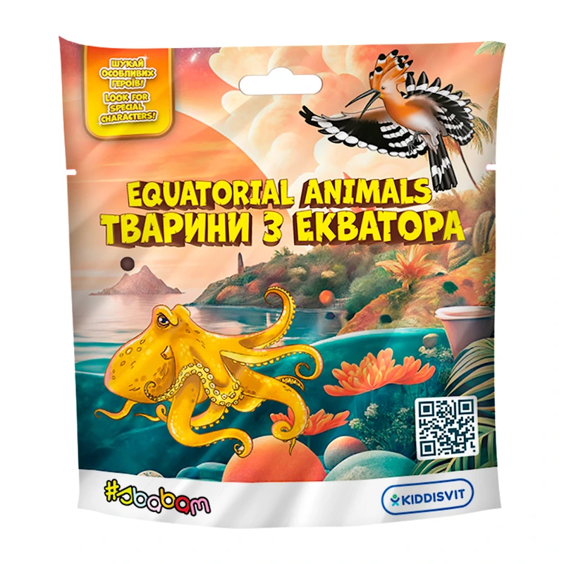 Стретч-іграшка у вигляді тварини – ТВАРИНИ З ЕКВАТОРА (у диспл.)