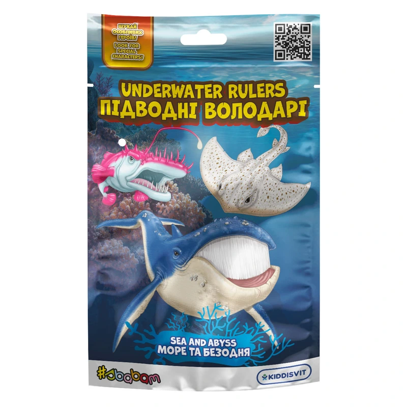 Стретч-іграшка у вигляді тварини - ПІДВОДНІ ВОЛОДАРІ. МОРЕ ТА БЕЗОДНЯ (в диспл.)