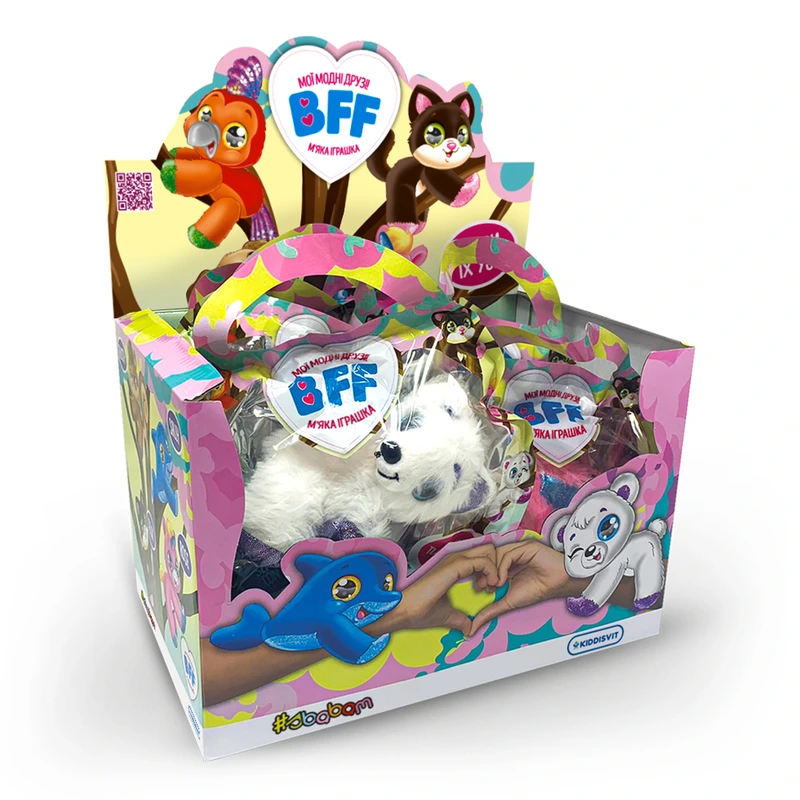М'яка колекційна  іграшка – МОЇ МОДНІ ДРУЗІ (8 шт., в диспл.)