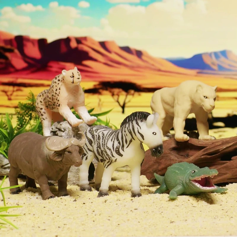 Дисплей стретч-іграшок у вигляді тварини – ВАРТОВІ САВАНИ (10 шт.)