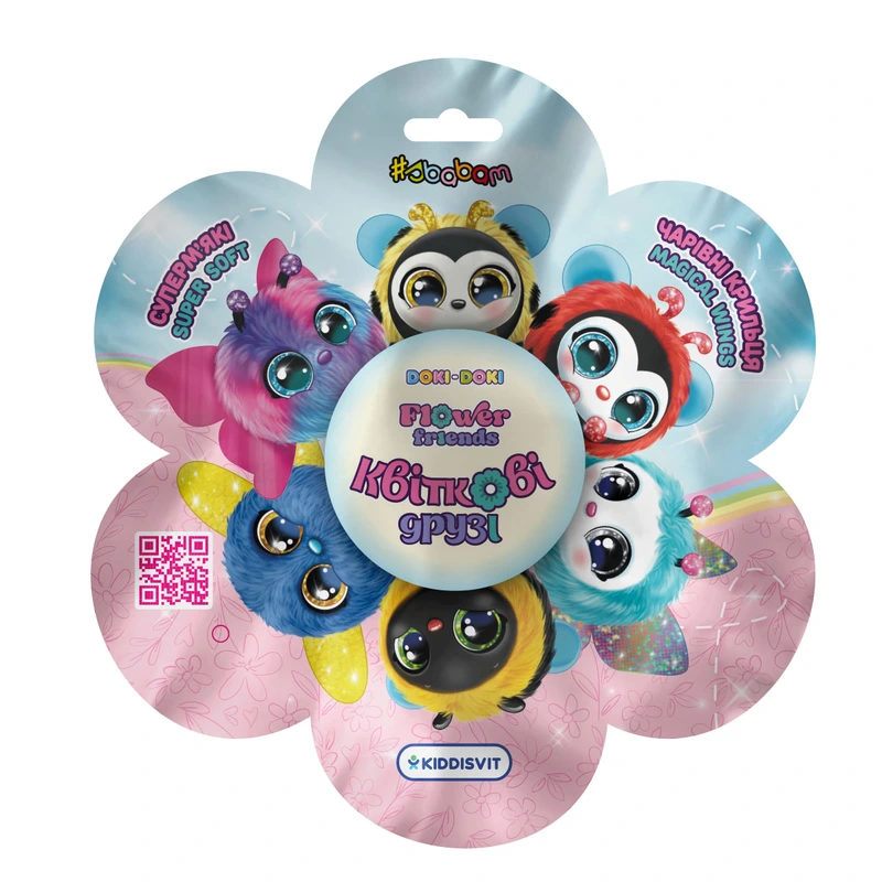 М'яка колекційна іграшка-сюрприз "Doki Doki" - КВІТКОВІ ДРУЗІ (в диспл.)