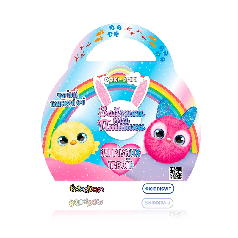 М'яка колекційна іграшка-сюрприз "Doki Doki" - ЗАЙЧИКИ ТА ПТАШКИ (в диспл.)