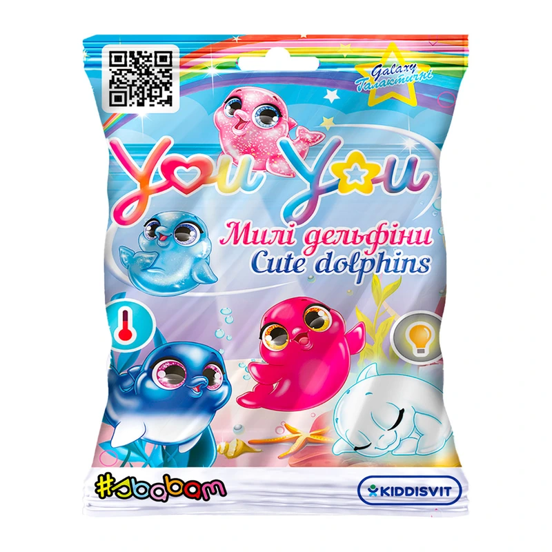 Колекційна фігурка-сюрприз YOU YOU – МИЛІ ДЕЛЬФІНИ (в диспл.)