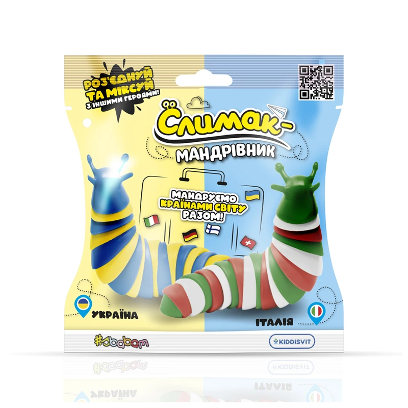 Колекційна іграшка-антистрес – СЛИМАК-МАНДРІВНИК (у диспл.)