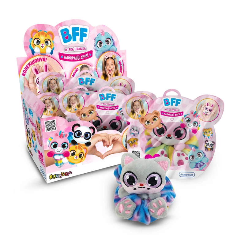 М'яка іграшка – НАЙКРАЩІ ДРУЗІ (8 шт., в диспл.) — #sbabam