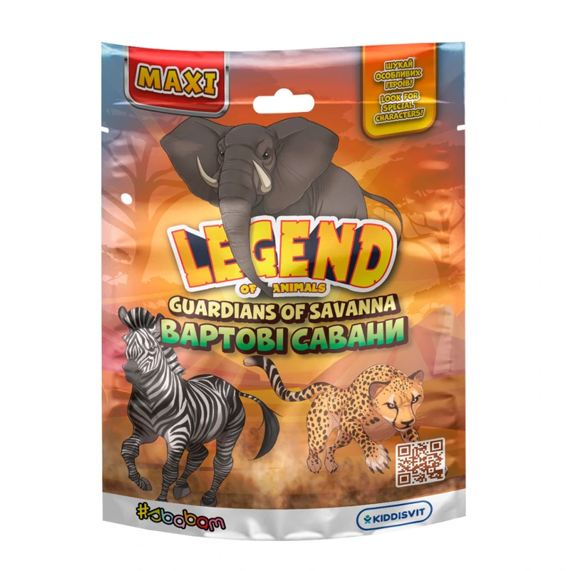 Стретч-іграшка сюрприз "Вартові савани" #sbabam 101/CN24 у вигляді тварини — #sbabam