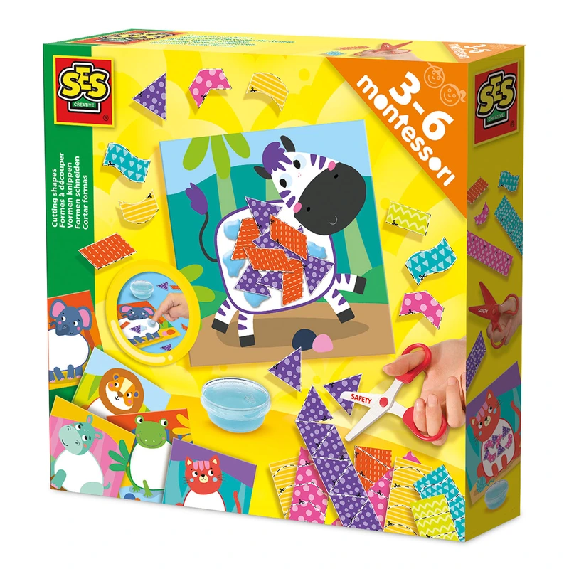 Набір для творчості серії "Montessori" – ВИРІЗАЙ З ТВАРИНКАМИ