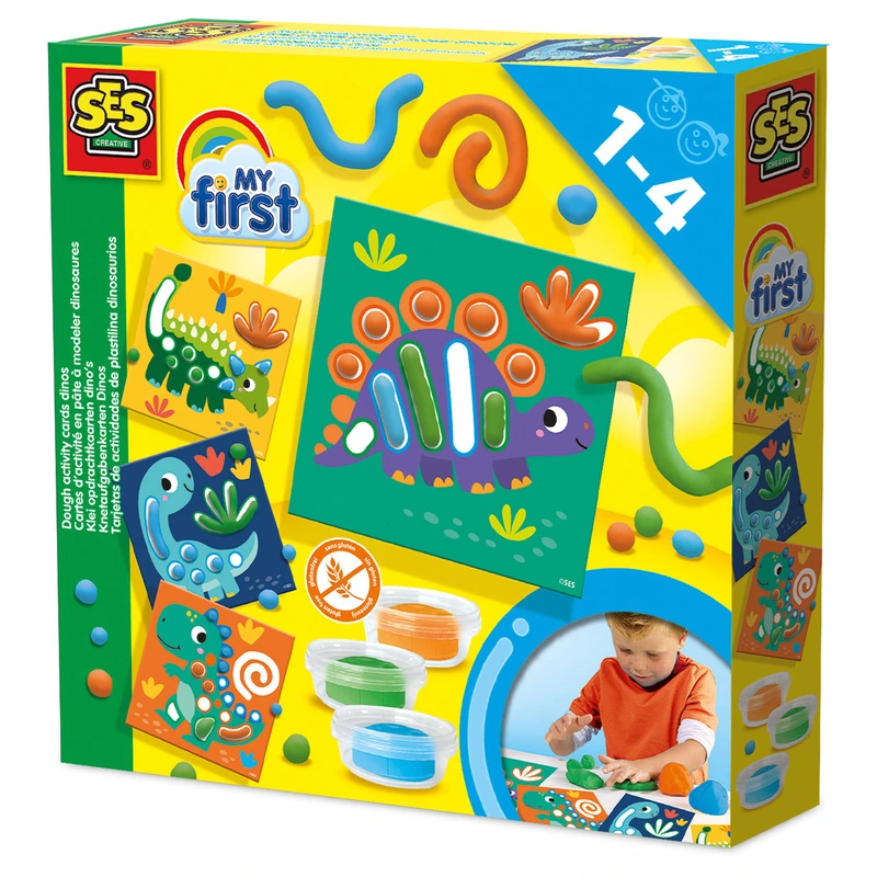 Набір для ліплення серії "My first" – КУМЕДНІ ДИНОЗАВРИ — SES Creative
