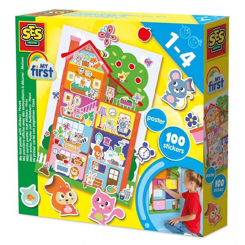 Набір для творчості з наліпками серії "My first" – ЗАТИШНИЙ БУДИНОК
