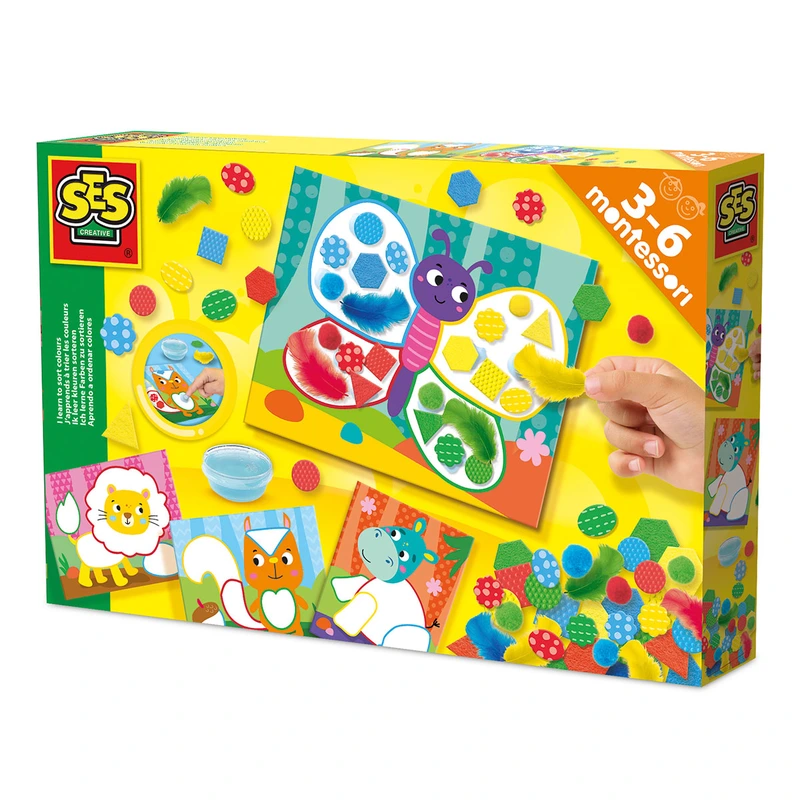 Набір для творчості серії "Montessori" – СОРТУЙ КОЛЬОРИ ТА МАТЕРІАЛИ