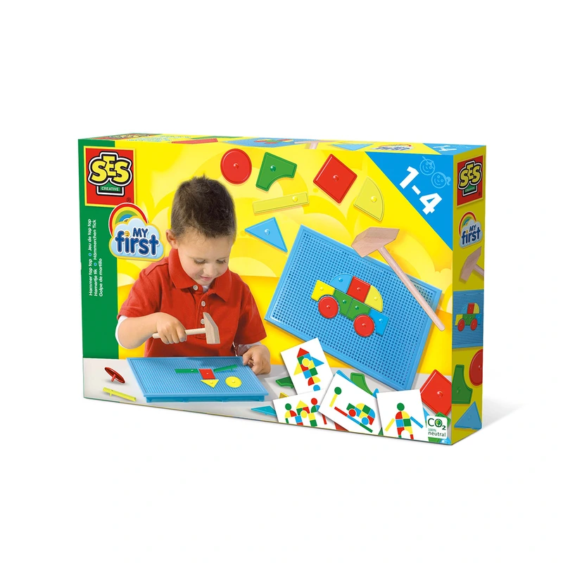 Набір для творчості серії «My first» - ВПРАВНИЙ МОЛОТОЧОК (молоток, дошка, фігури)