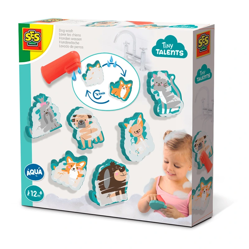 Набір для гри у ванній серії "Tiny Talents" - ВИКУПАЙ СОБАЧОК — SES Creative