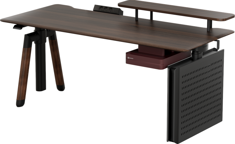 Комп’ютерний стіл з електрорегулюванням висоти Sihoo D07 1.6m Walnut/Black — Sihoo