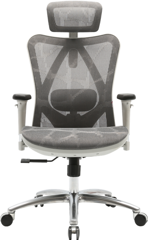 Крісло ергономічне офісне Sihoo M57 Mesh Light Grey