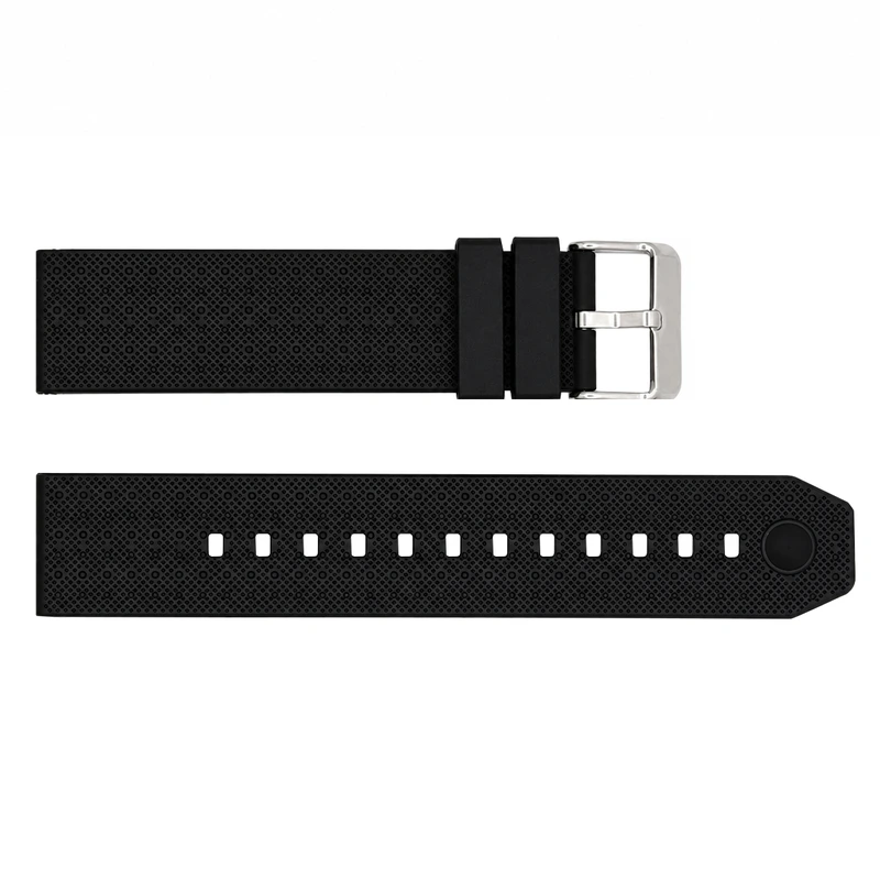 Ремінець для годинника Skmei 1206 Black-White силіконовий чорно-білий