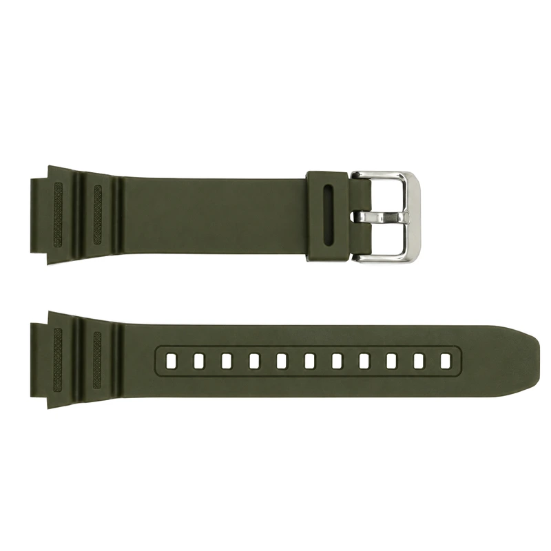 Ремінець для годинника Skmei 1299 Army Green полімерний темно-зелений мілітарі