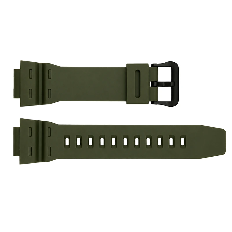 Ремінець для годинника Skmei 2126 Army Green полімерний темно-зелений мілітарі