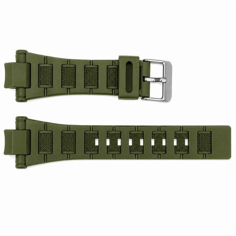 Ремінець для годинника Skmei 2318 Army Green — силіконовий змінний браслет кольору хакі