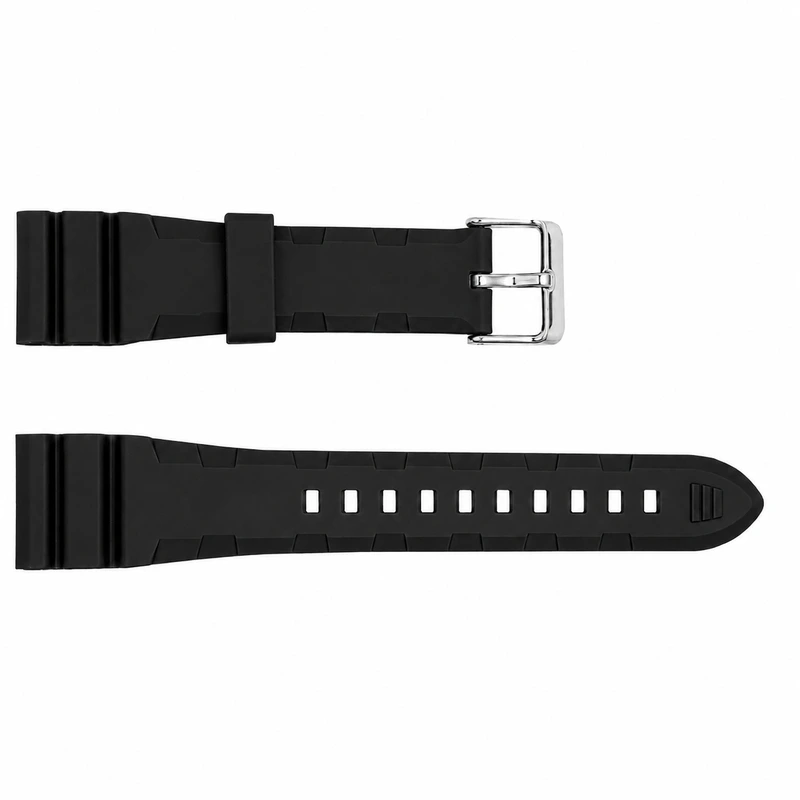 Ремінець для годинника Skmei 2355 Black-Orange силіконовий спортивний чорно-помаранчевий