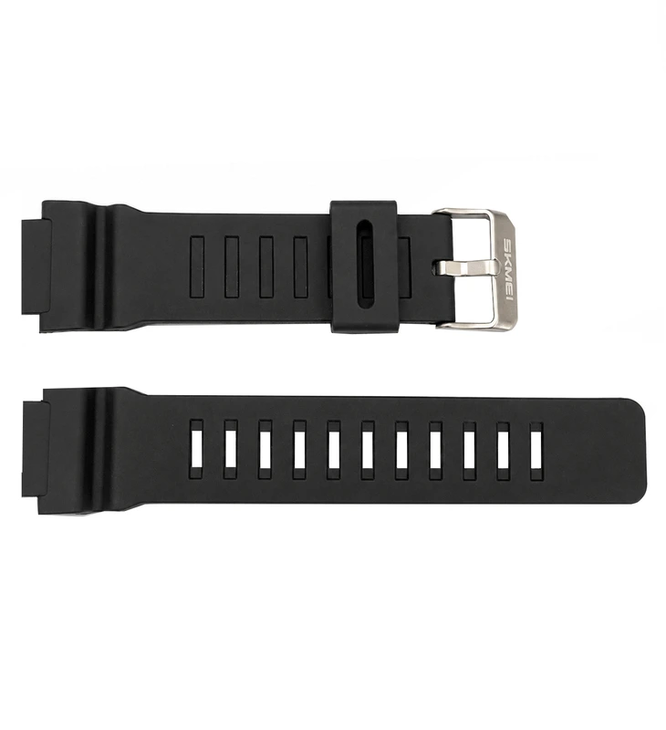 Ремінець для годинника Skmei 2523 All Black силіконовий чорний матовий