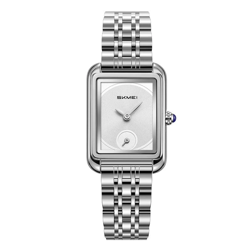 Жіночий годинник Skmei 2670SISI Silver-Silver у класичному стилі, сріблястий браслет — Skmei