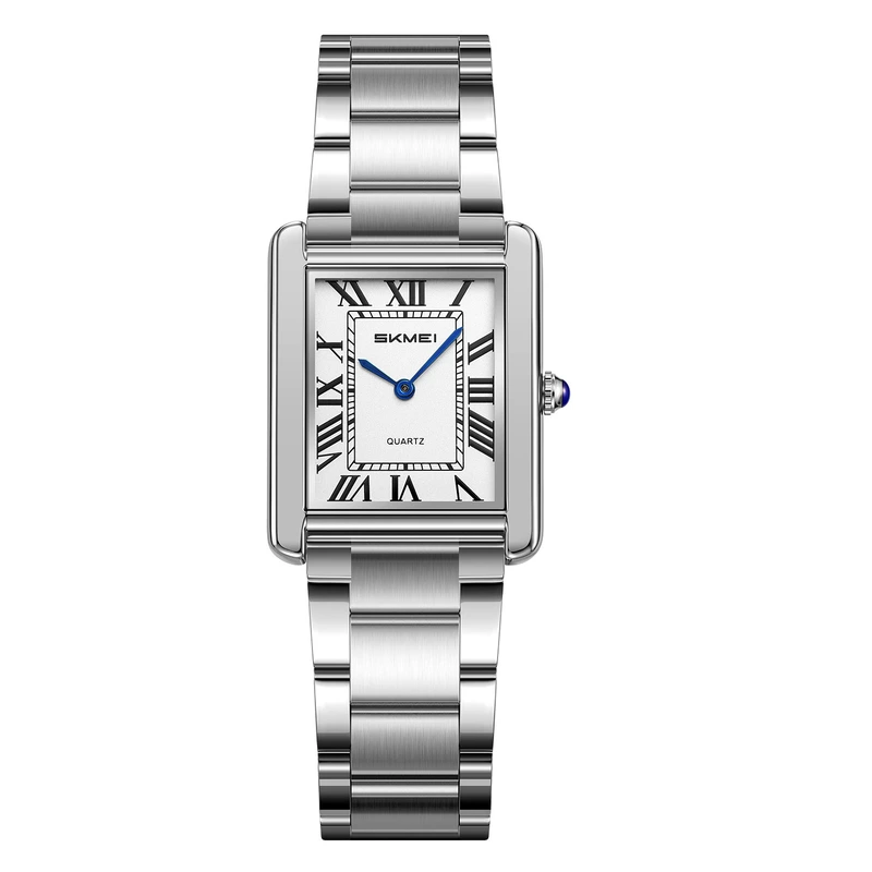 Жіночий годинник Skmei 2735SSI Silver - Steel зі сріблястим браслетом та мінеральним склом — Skmei