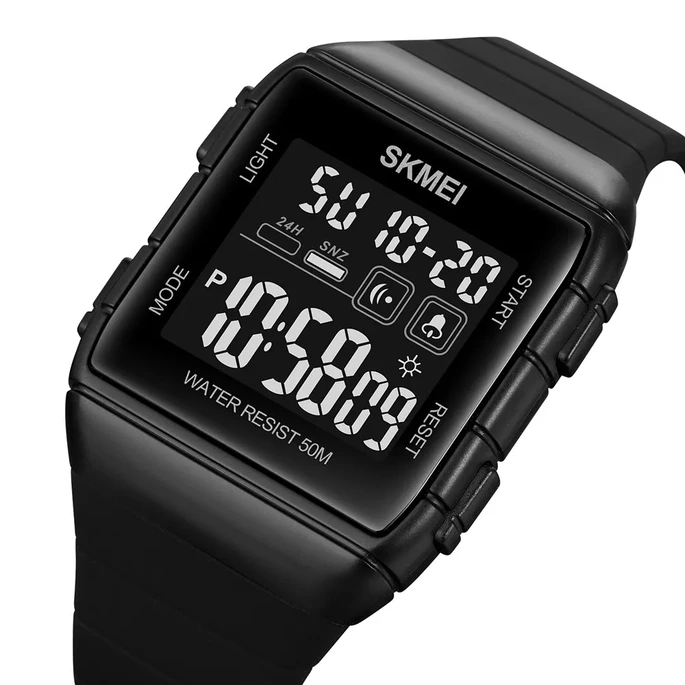 Чоловічий водостійкий спортивний тактичний годинник Skmei Hakaton Pro — Skmei