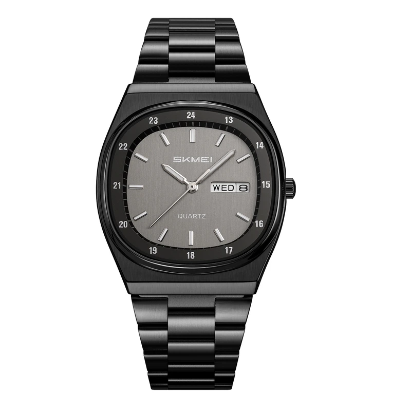 Наручний годинник Skmei 2630BKBK Black-Black чоловічий спортивний у чорному кольорі — Skmei