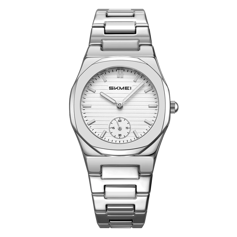 Наручний годинник Skmei 2681SISI Silver-Silver металевий сріблястий чоловічий — Skmei